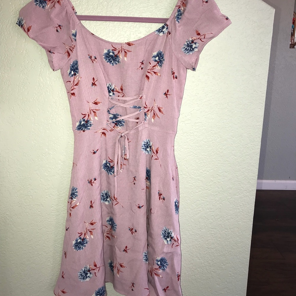Floral mini dress